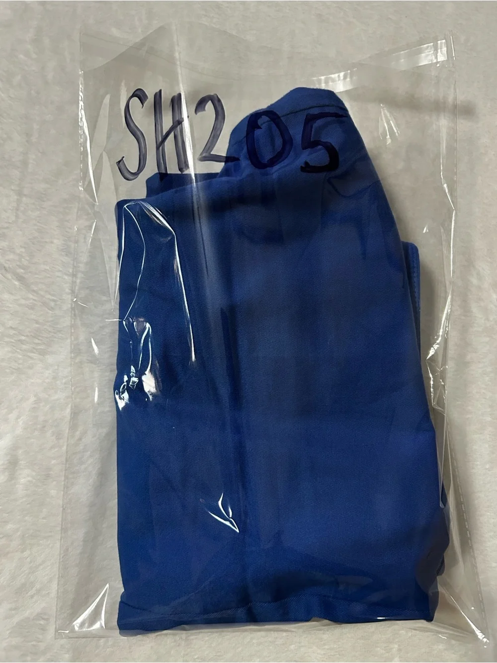Larry Levine Blue women’s Performance Stretch Shorts